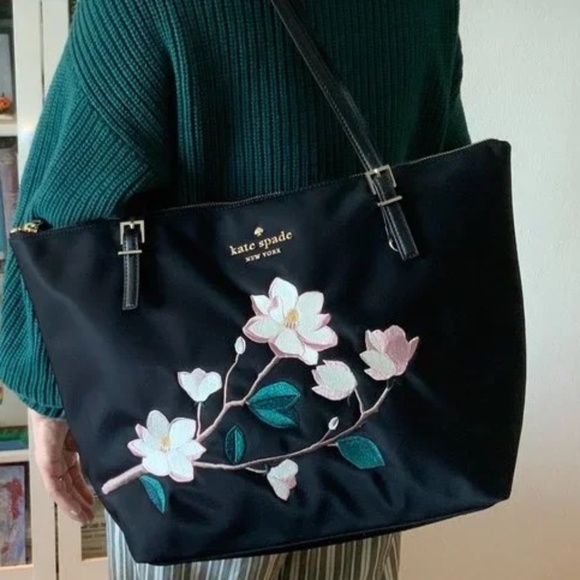 kate spade embroidered Maya tote - Picture 1 of 15